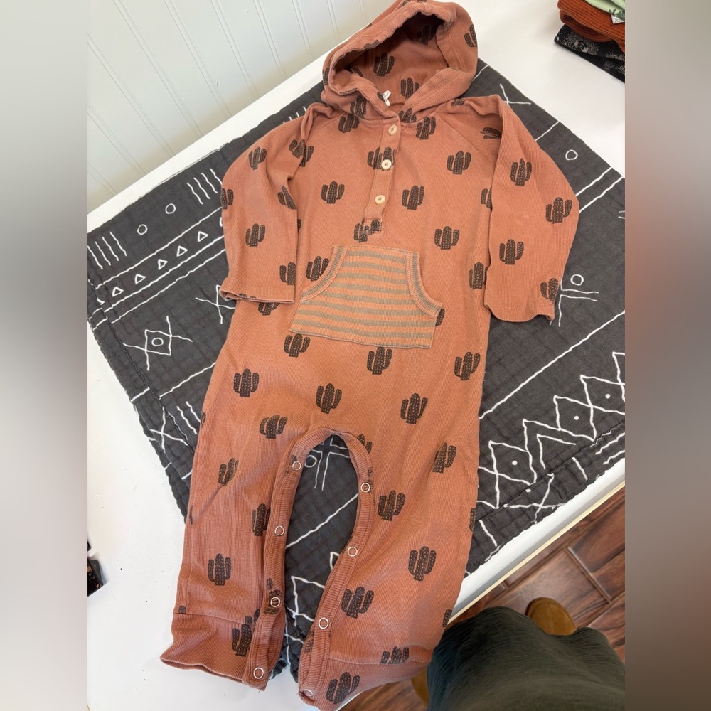 Kate Quinn Cactus Print Kids One Piece